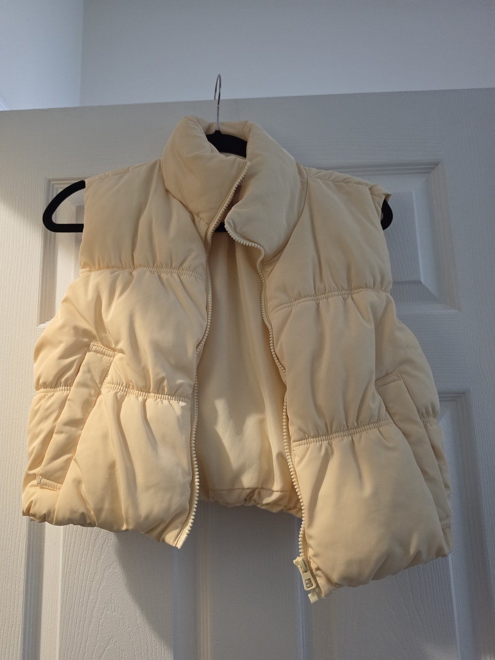 Mango Cream Puffer Vest